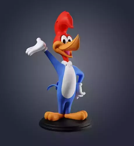 Woody Woodpecker 3D print model