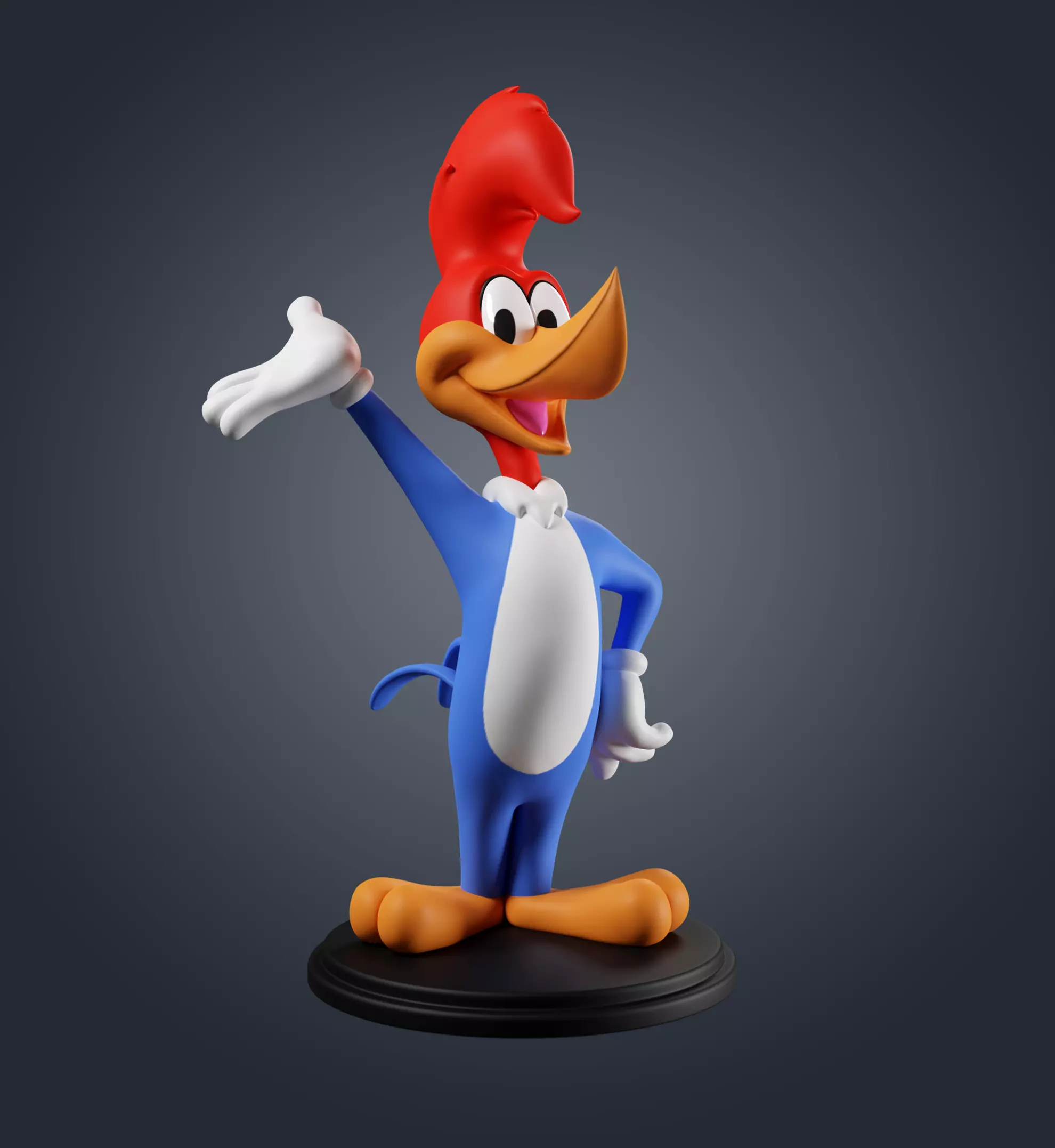 Woody Woodpecker 3D print model_0
