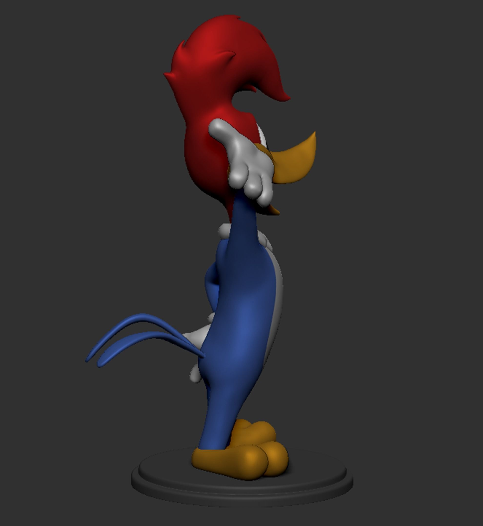 Woody Woodpecker 3D print model_11