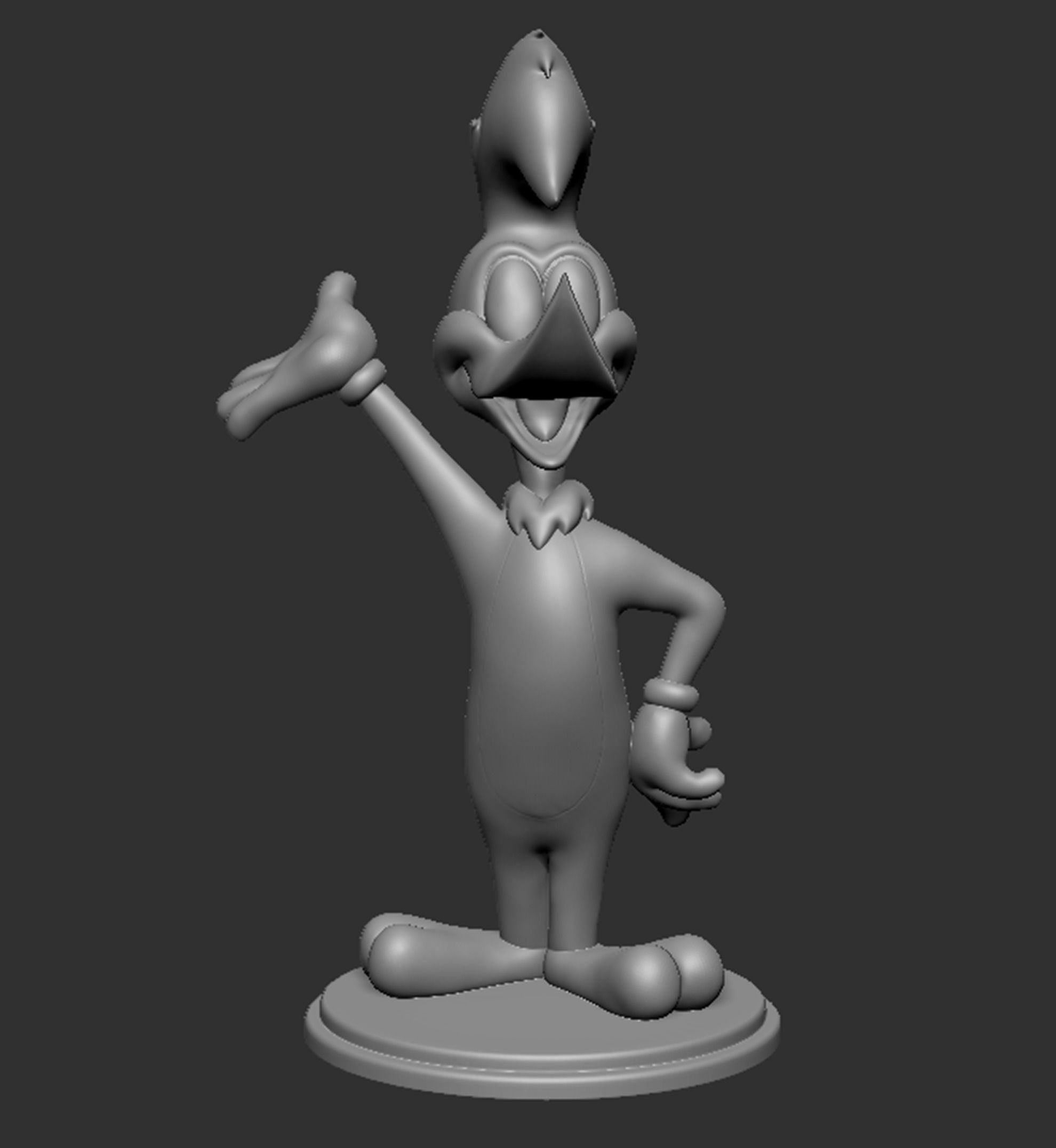 Woody Woodpecker 3D print model_26