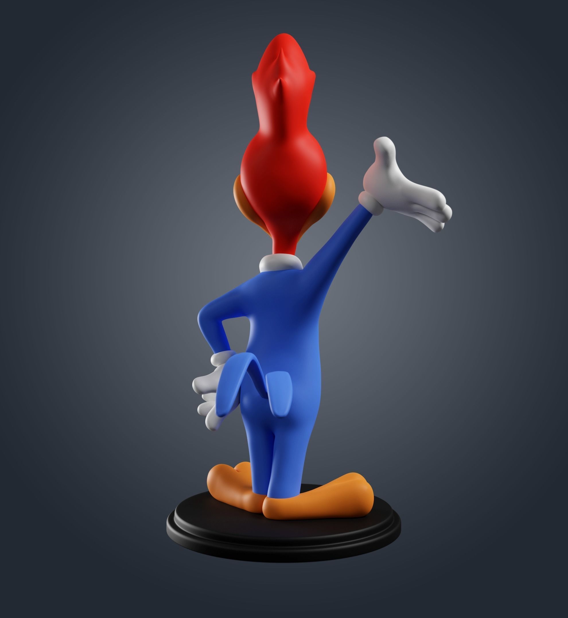 Woody Woodpecker 3D print model_4