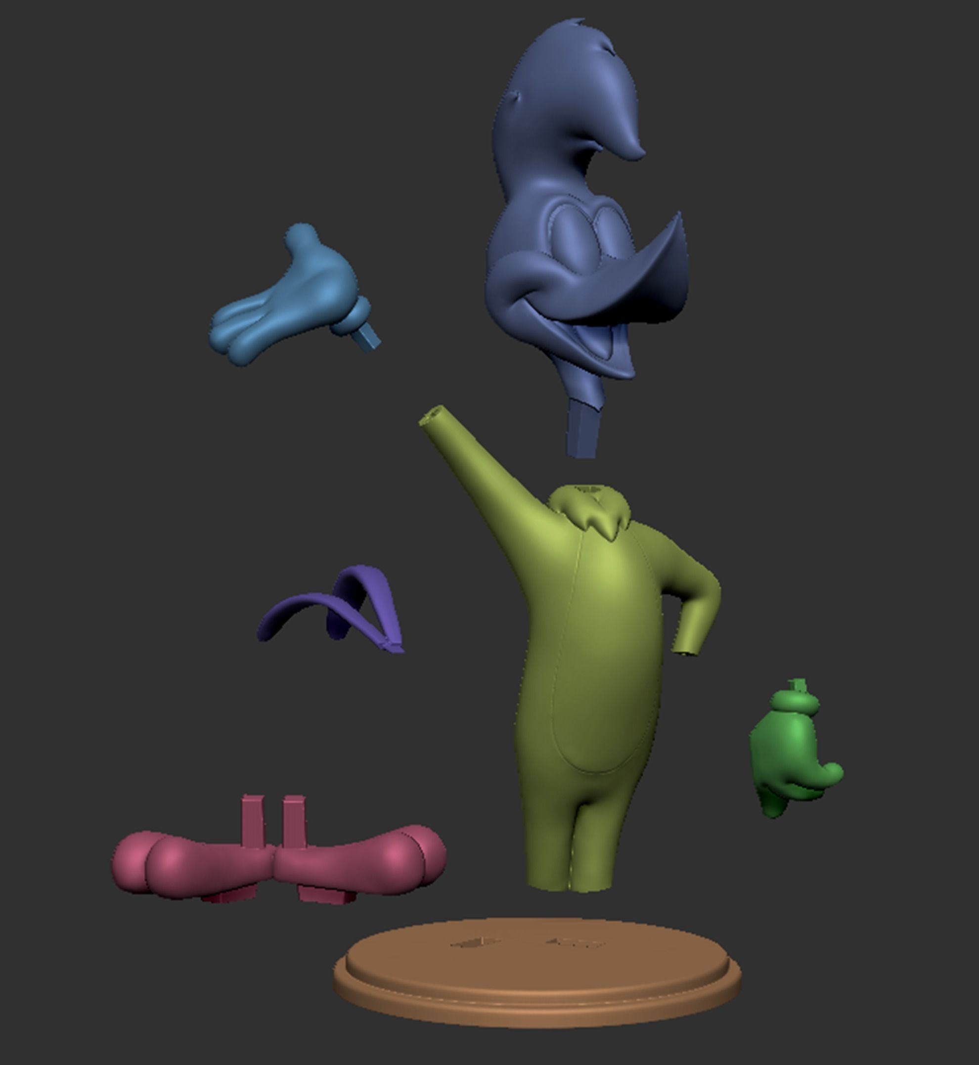 Woody Woodpecker 3D print model_27