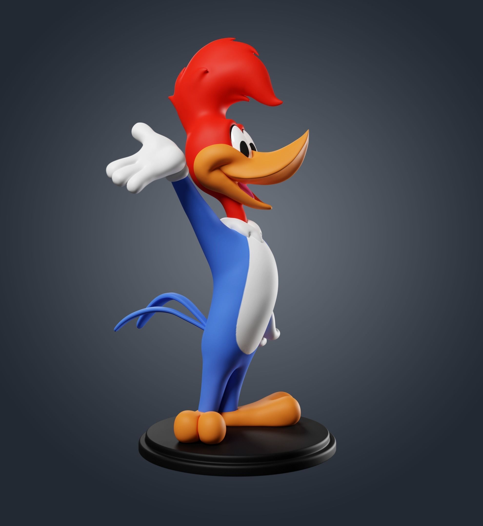 Woody Woodpecker 3D print model_1