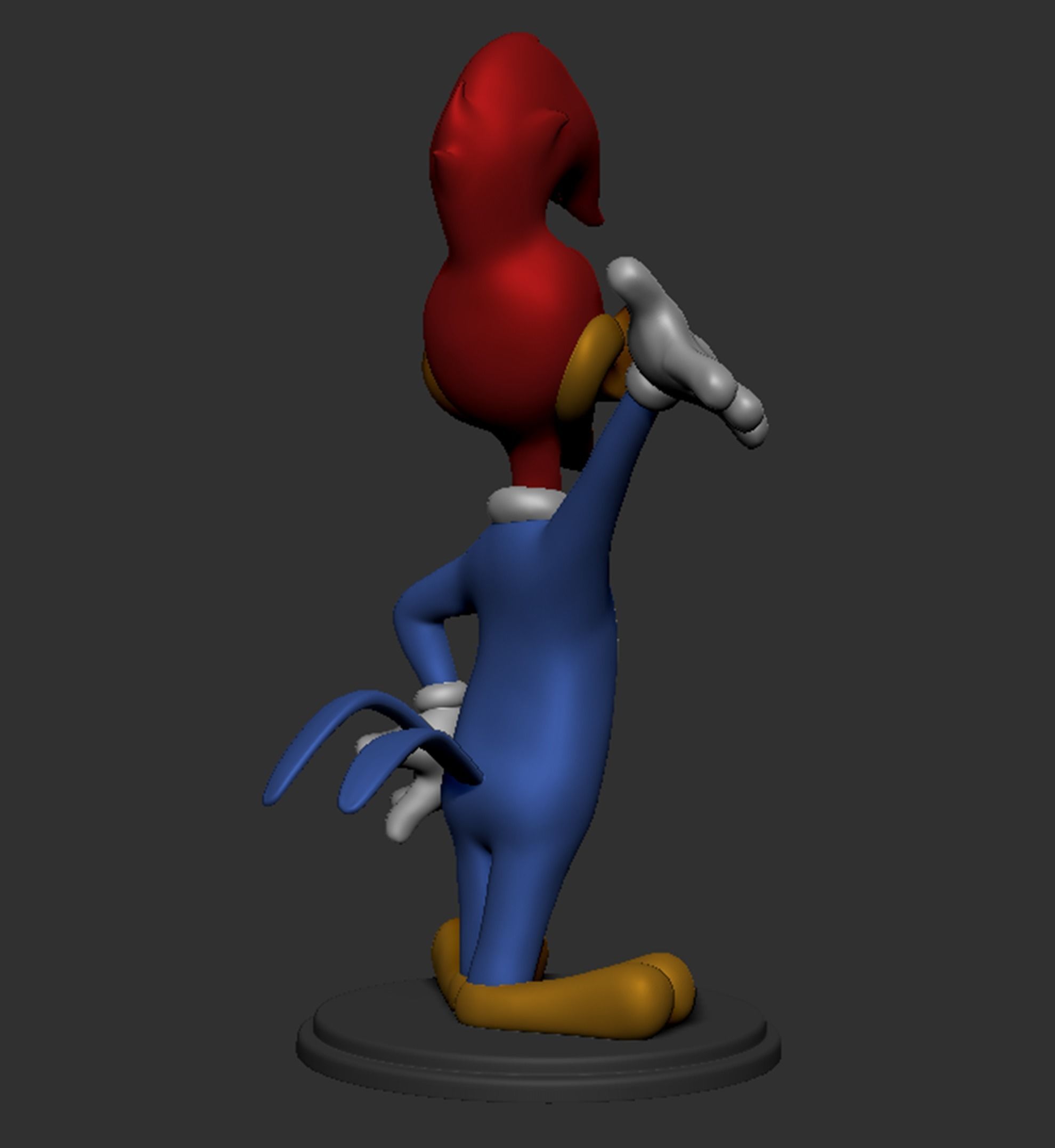 Woody Woodpecker 3D print model_12