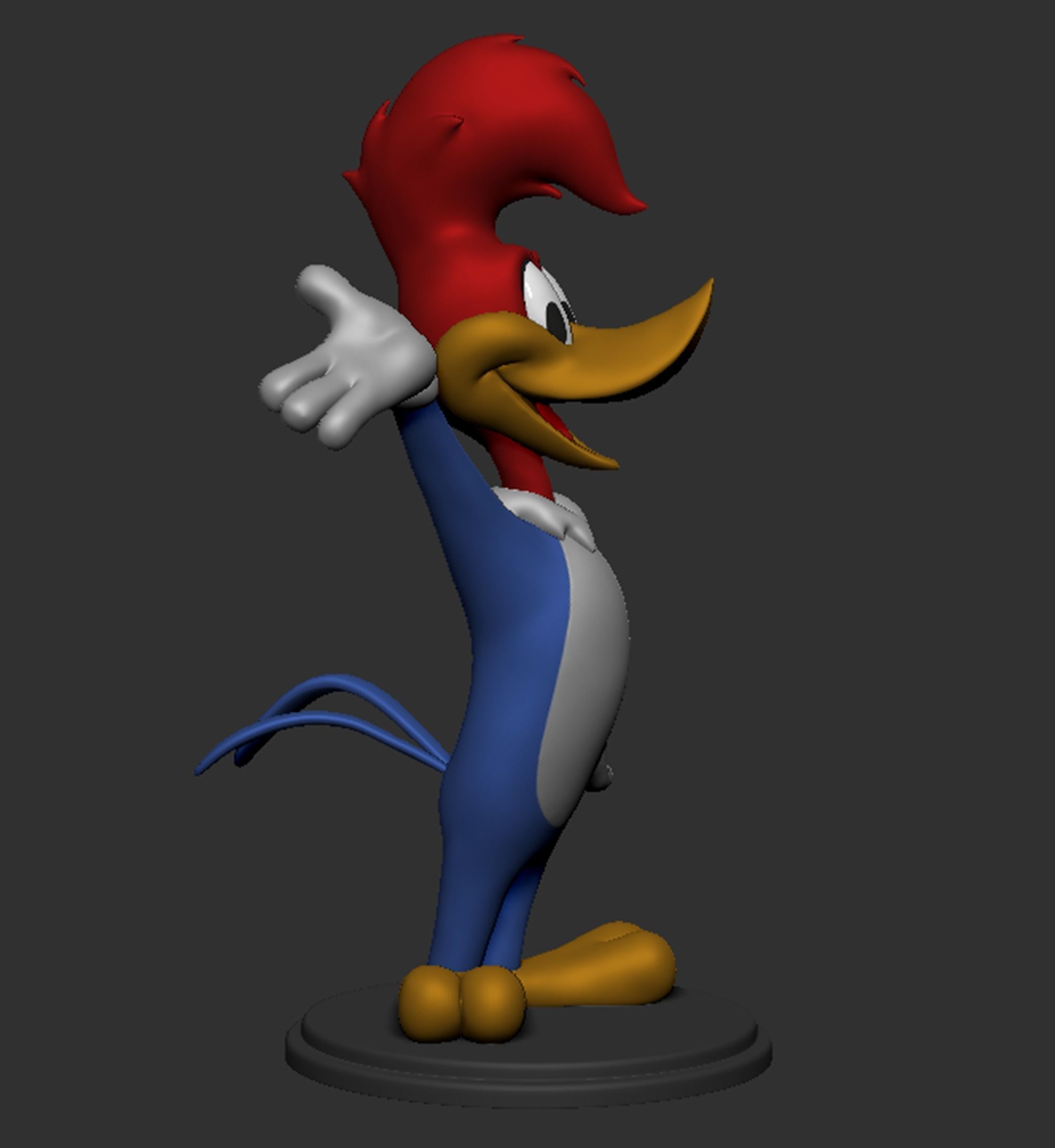 Woody Woodpecker 3D print model_10