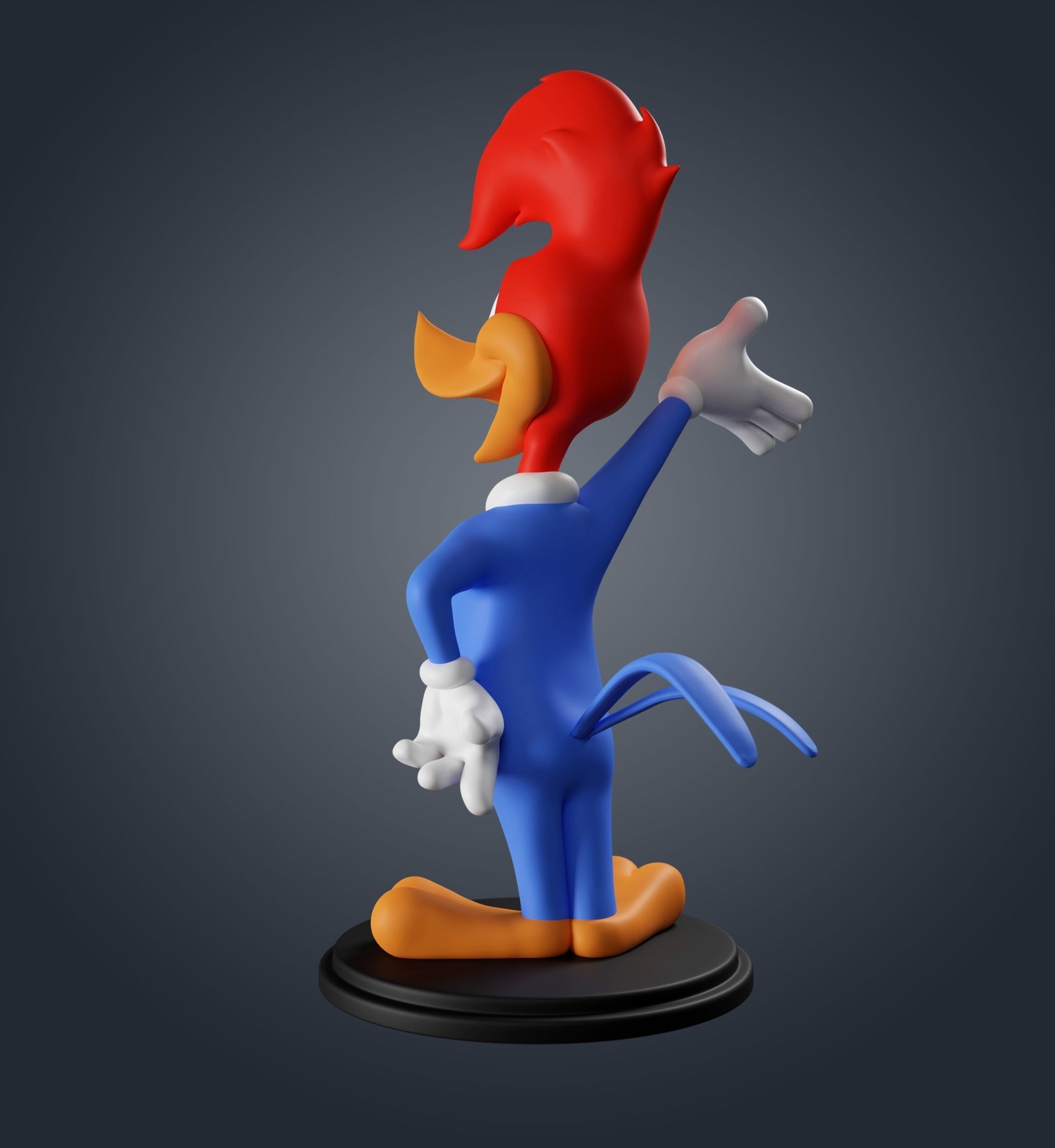 Woody Woodpecker 3D print model_5