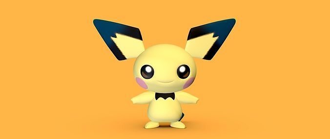 Pichu - 3D print pikachu 3D print model