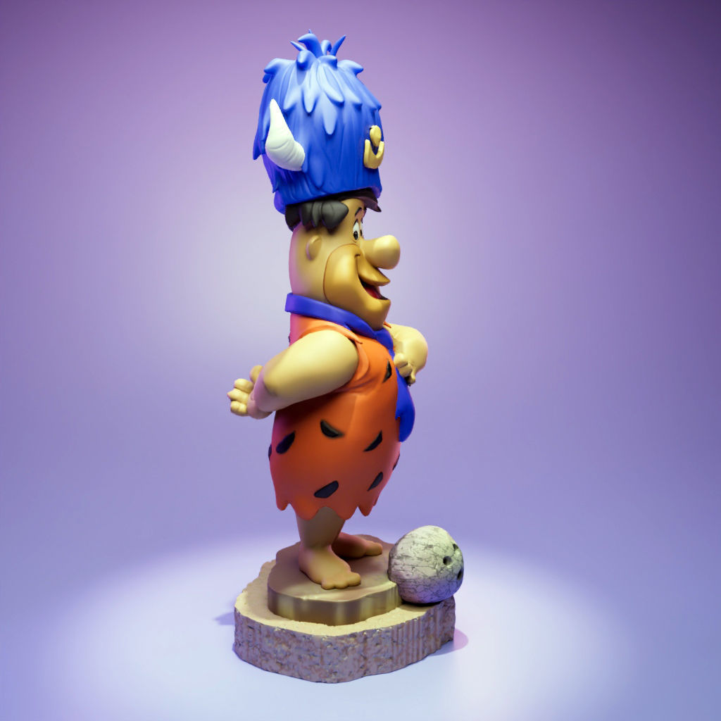 Fred Flintstone and your Loyal Order of Water Buffaloes 3D print model_3