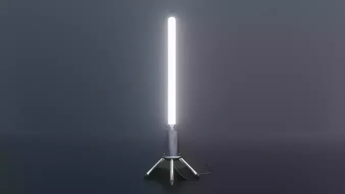 Scifi Standing light - Game Ready PBR 3D Model Low-poly 3D model Scifi Standing light - Game Ready PBR 3D Model Low-poly 3D model