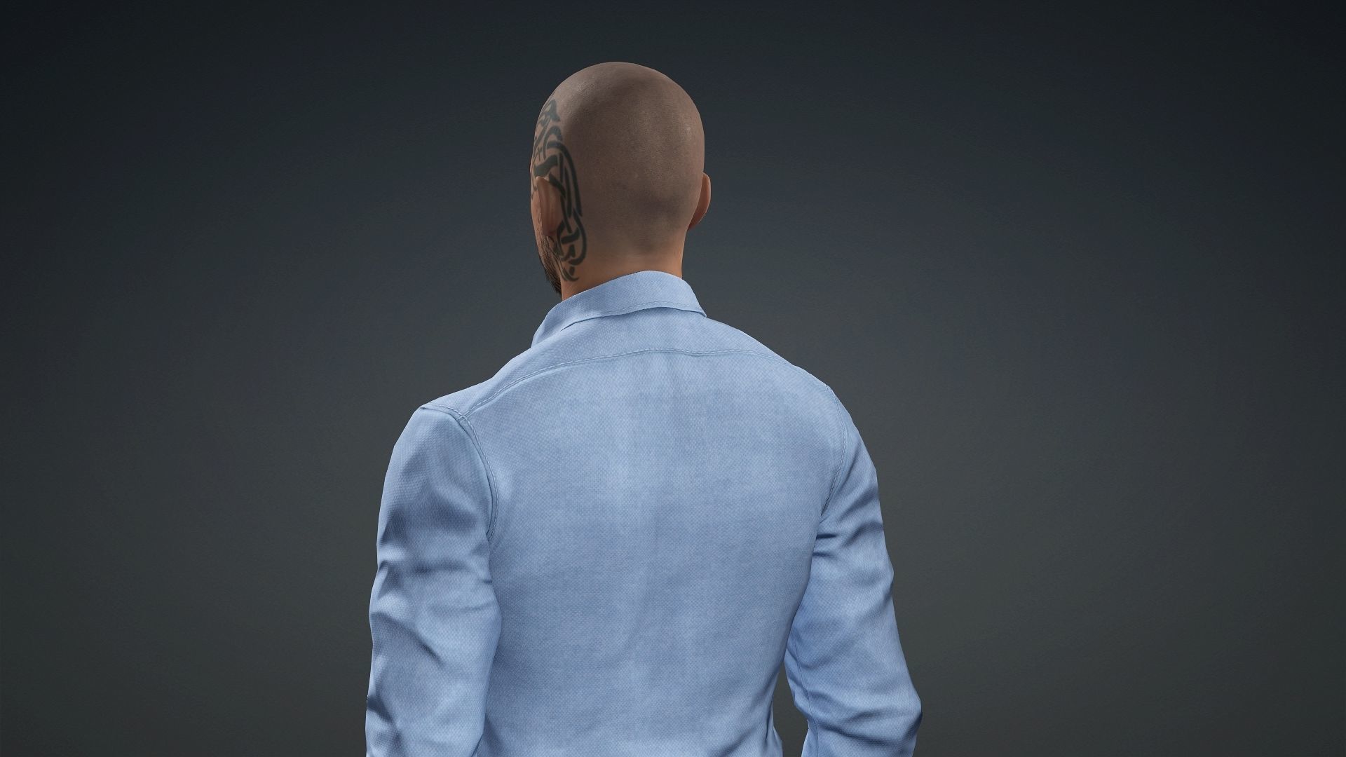 Hans Realistic Human  3D model_4