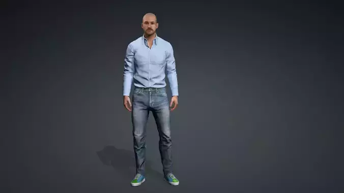 Hans Realistic Human  3D model