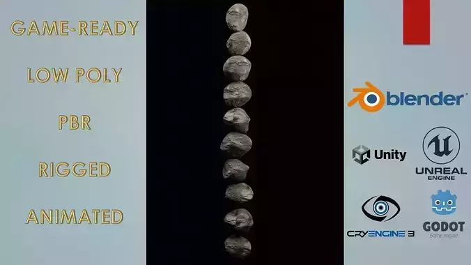 Game-Ready Sentient Rock