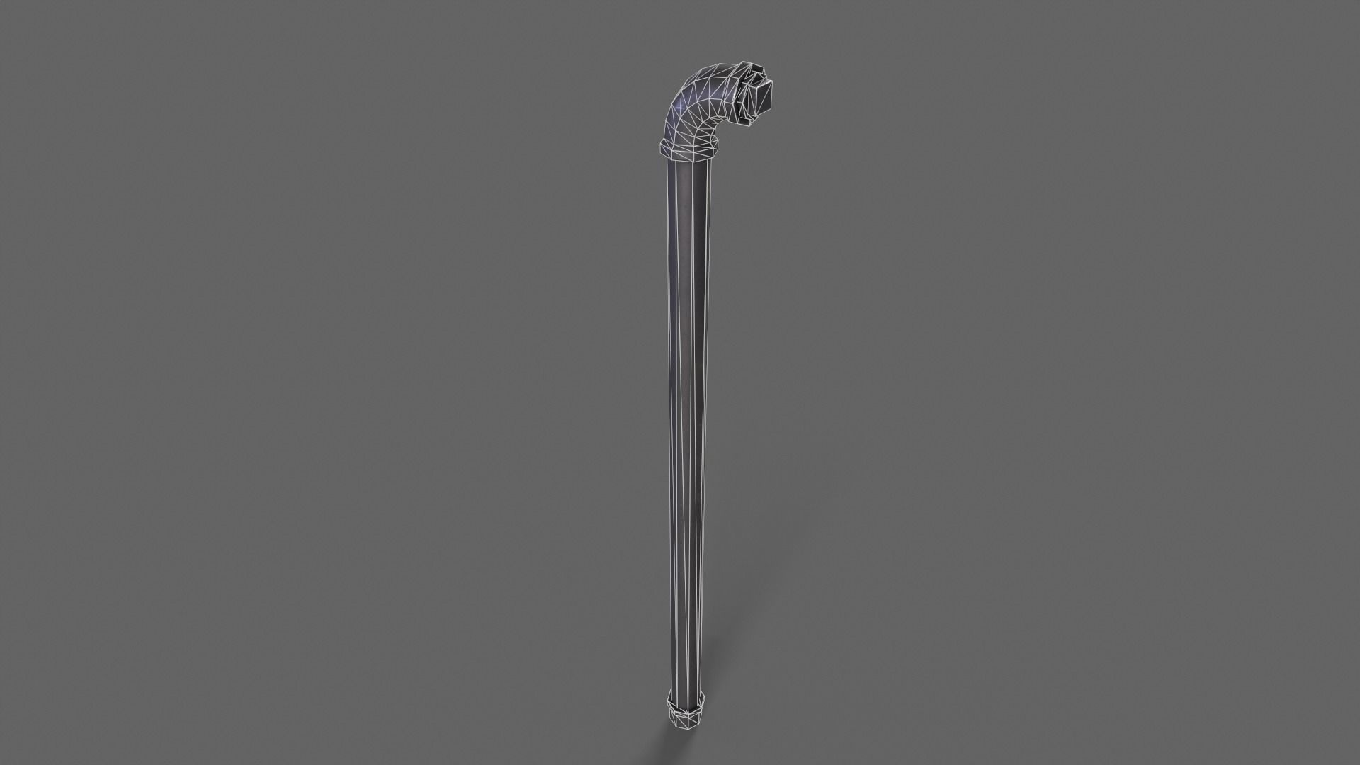 PBR Pipe Weapon V1a Low-poly 3D model_7