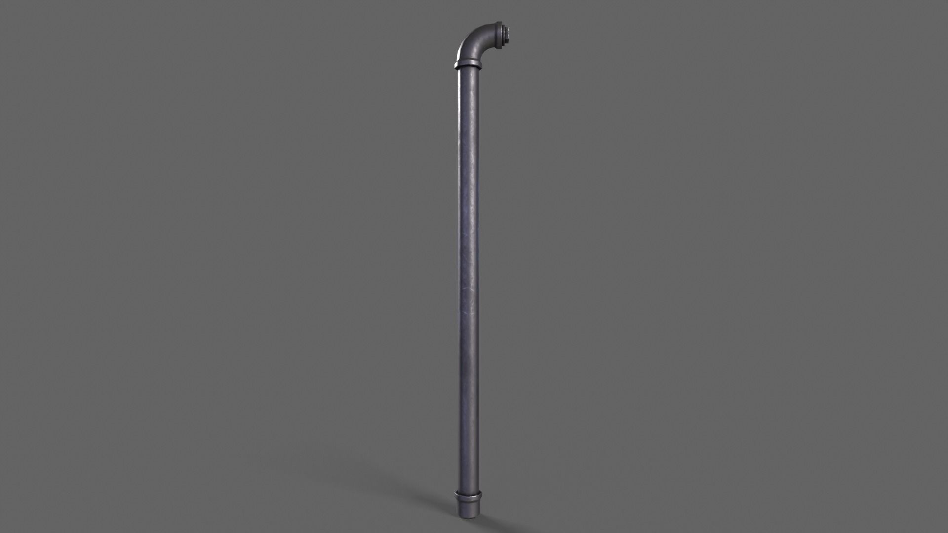 PBR Pipe Weapon V1a Low-poly 3D model_2