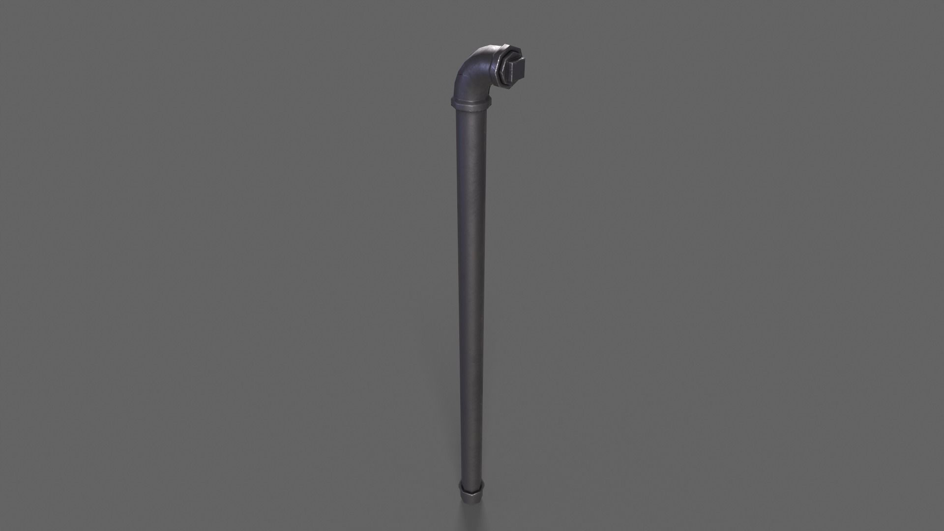 PBR Pipe Weapon V1a Low-poly 3D model_6