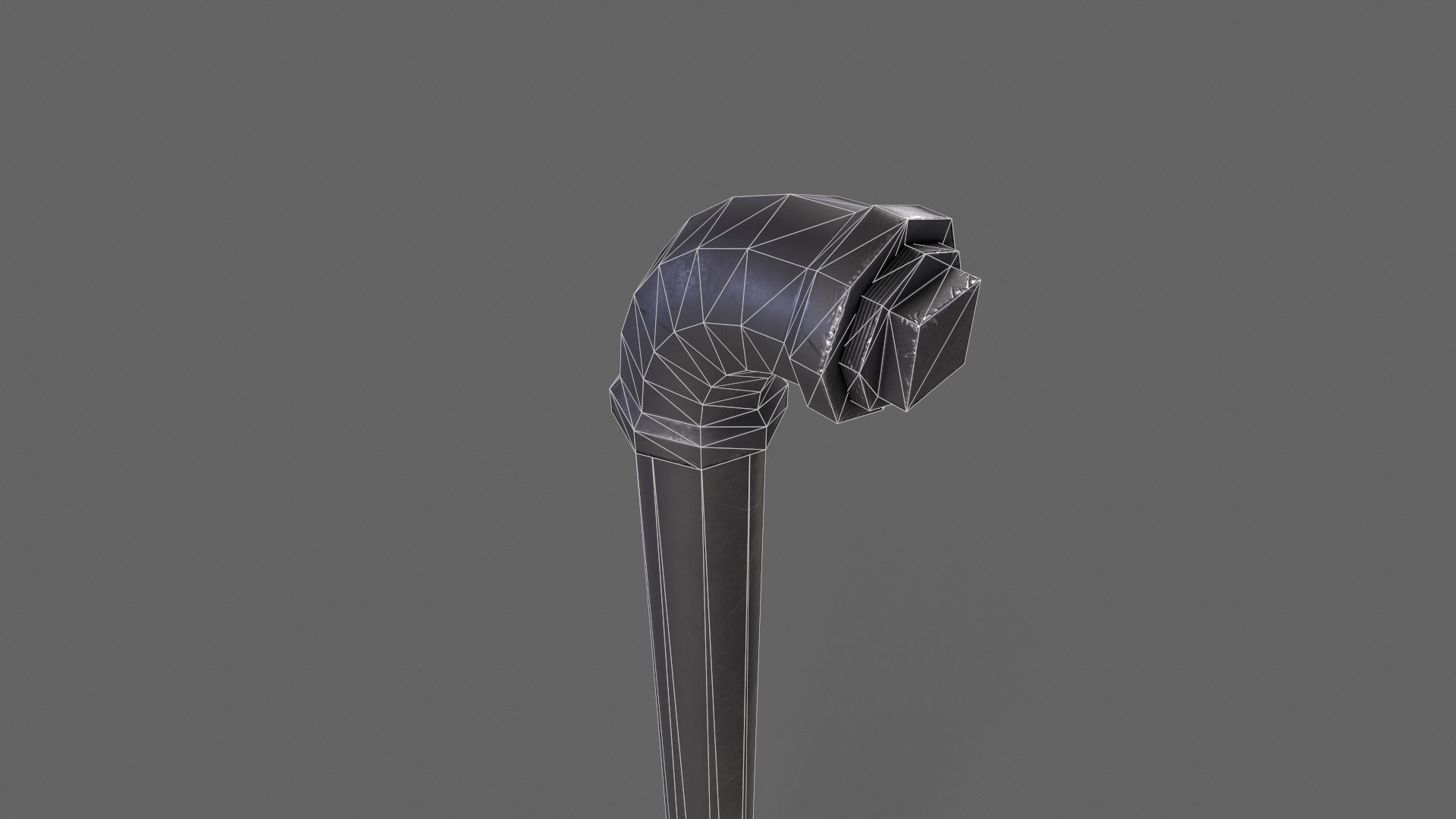 PBR Pipe Weapon V1a Low-poly 3D model_9