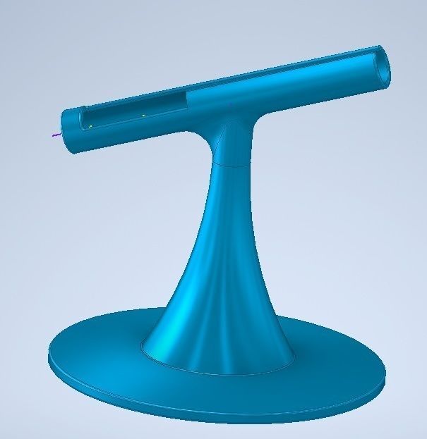 Green laser support stand 3D print model_1