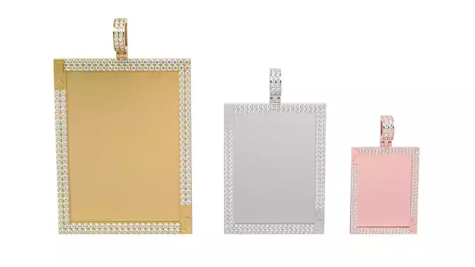 Picture pendant 1-2 inch N 72