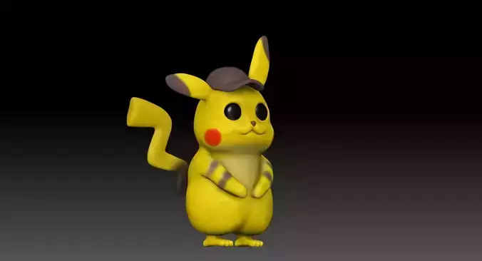Pikachu 3D model character