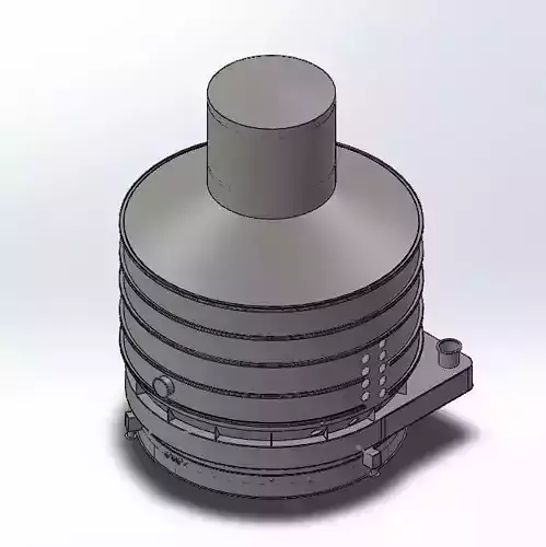 Vacuum PAN REFINERY  SUGAR 3D model