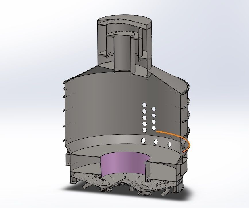 Vacuum PAN REFINERY SUGAR 3D model CGTrader