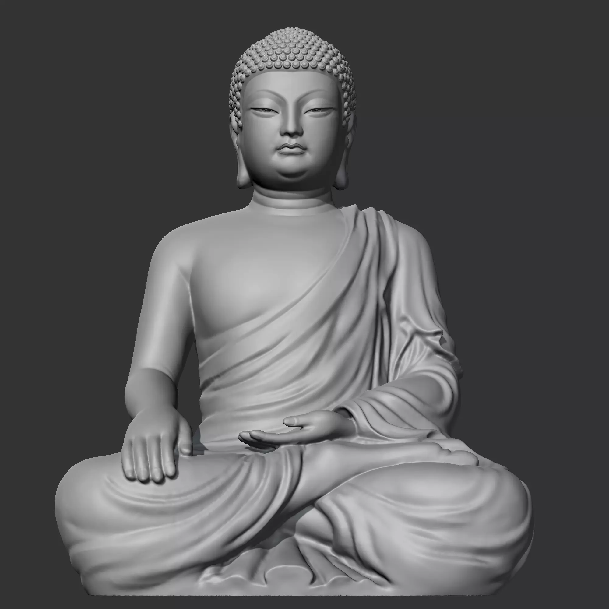 Buddha 3D print model statue 3D print model_0