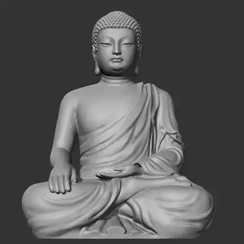 Buddha 3D print model statue 3D print model