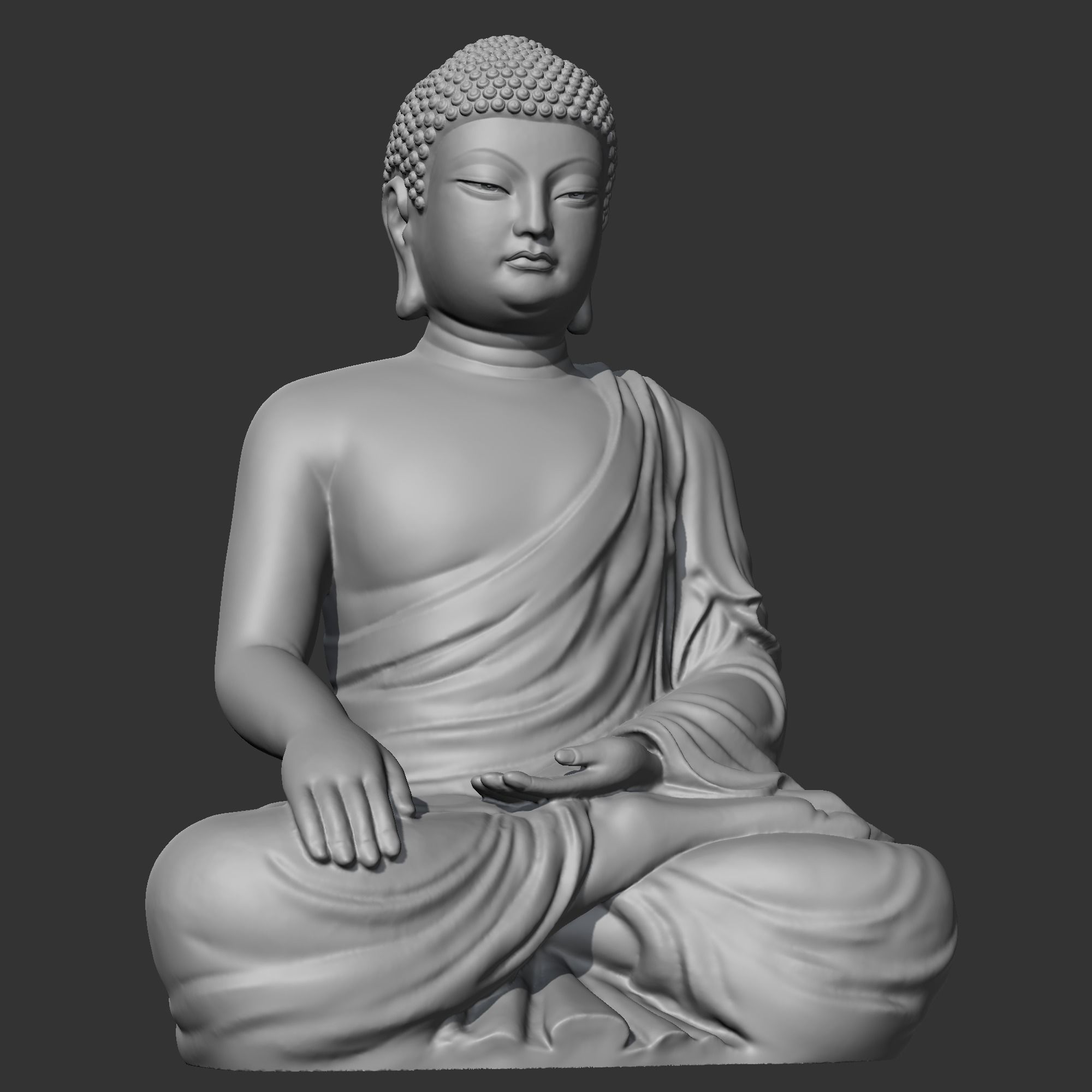 Buddha 3D print model statue 3D print model_9