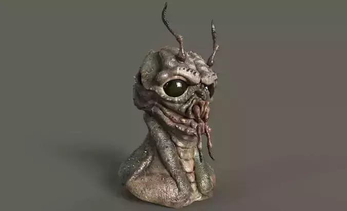 Alien insectoid Free 3D model