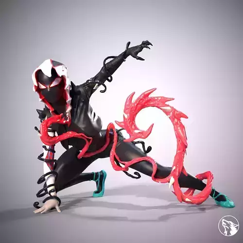 Spider Gwen Venom 3D print model