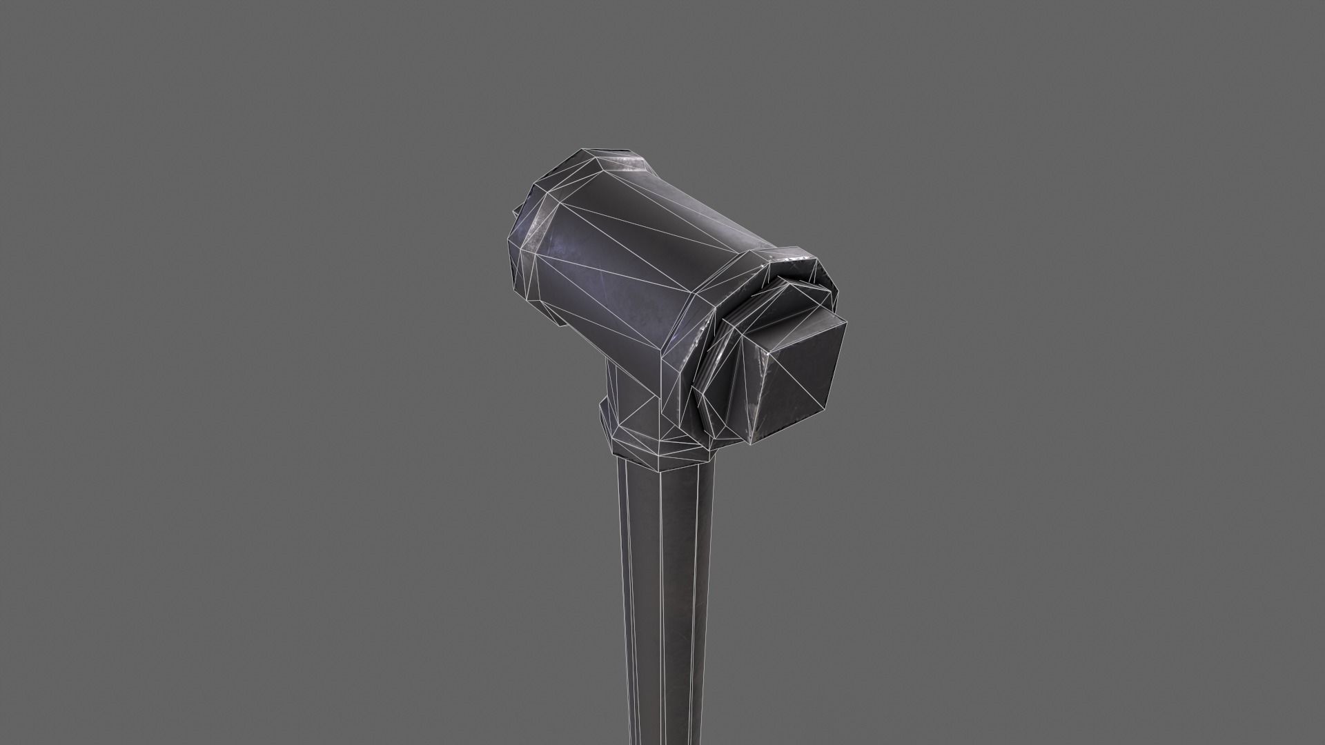 PBR Pipe Weapon V2f Low-poly 3D model_9