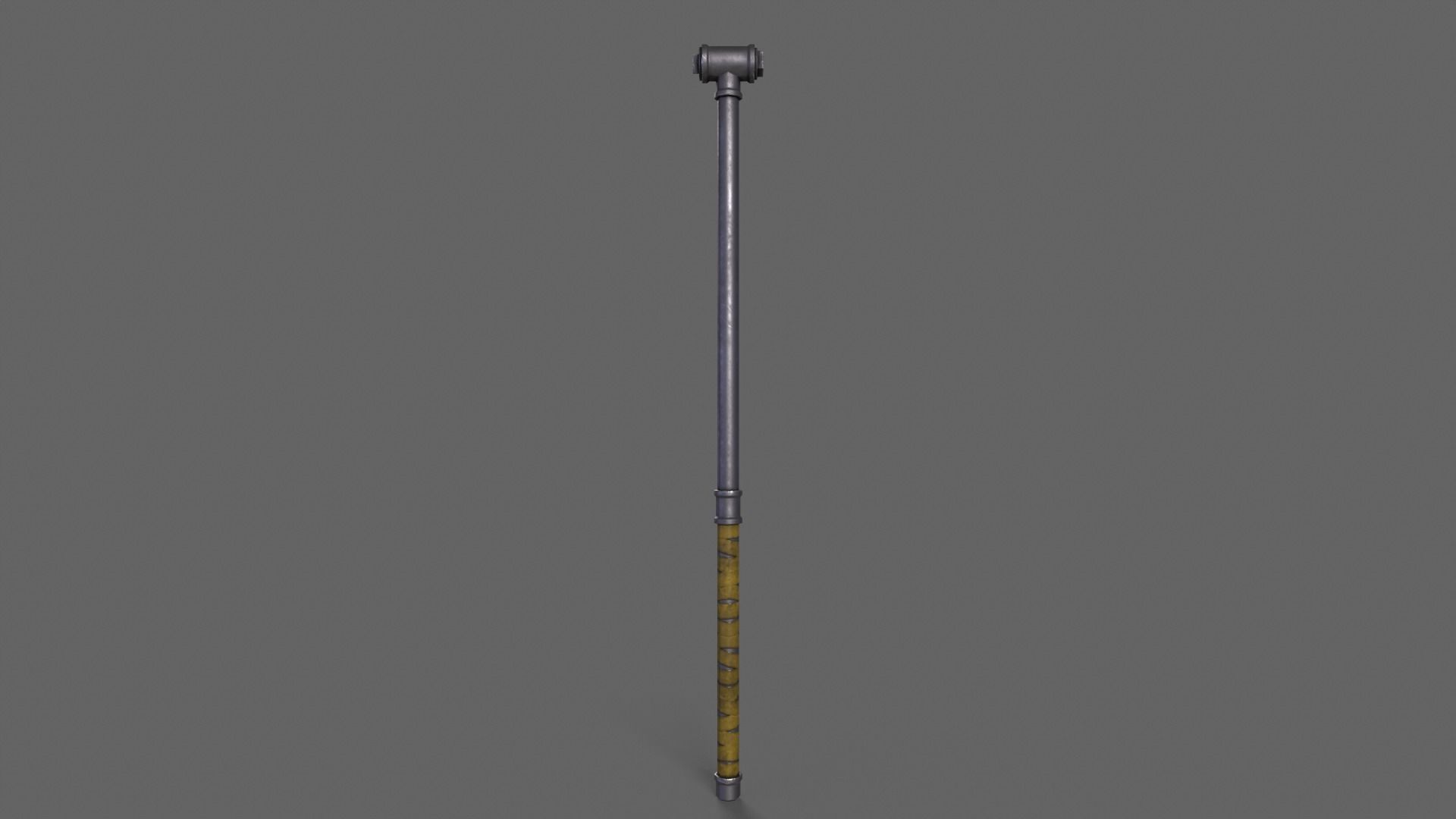 PBR Pipe Weapon V2f Low-poly 3D model_2