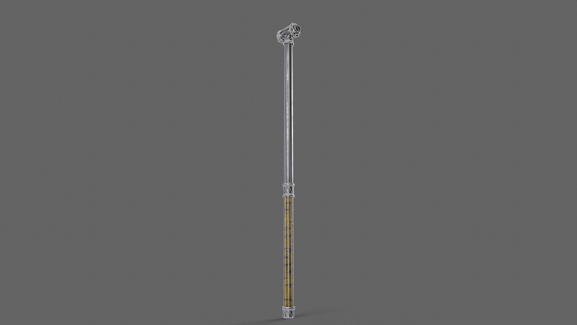 PBR Pipe Weapon V2f Low-poly 3D model_5