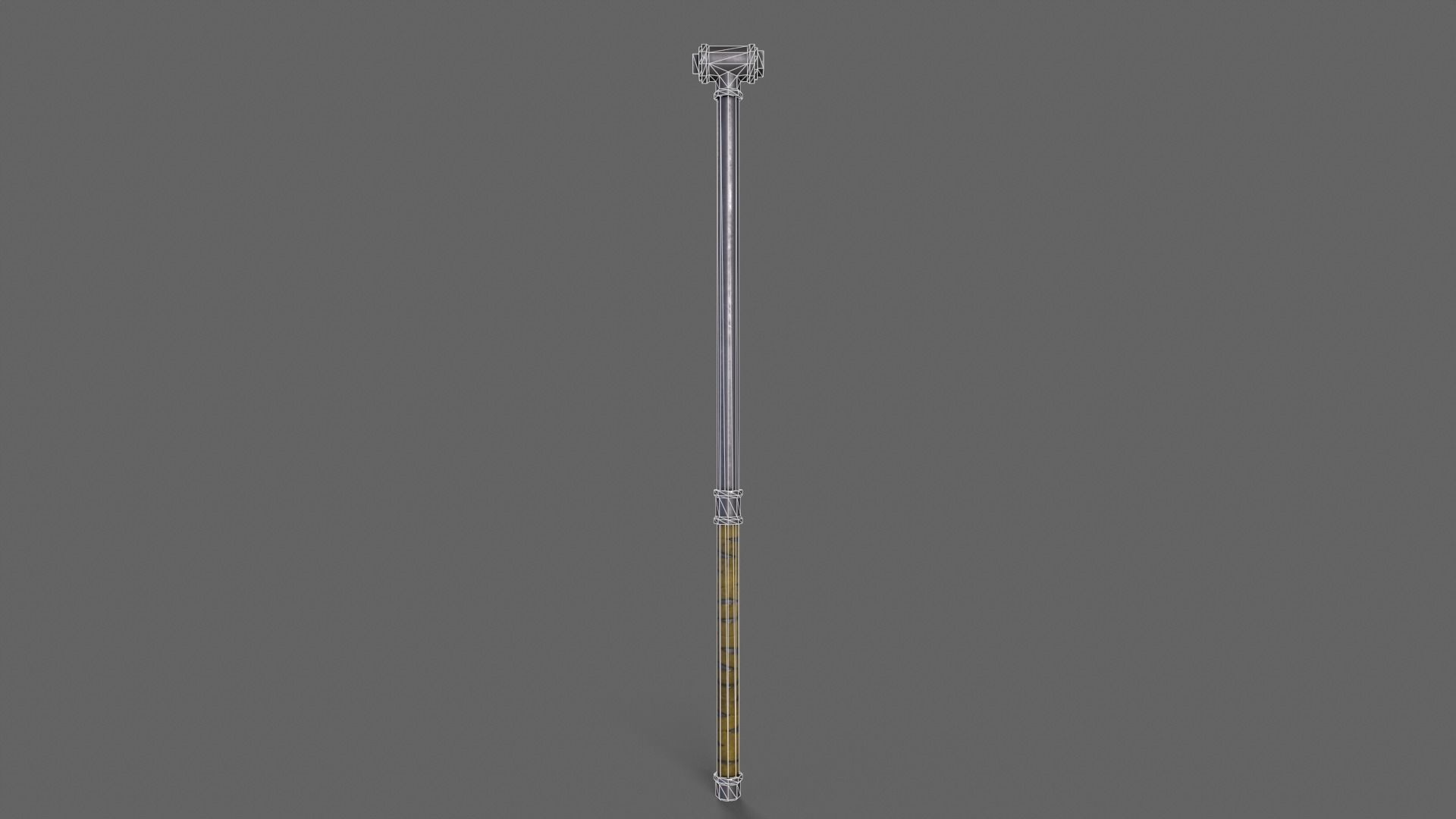 PBR Pipe Weapon V2f Low-poly 3D model_3