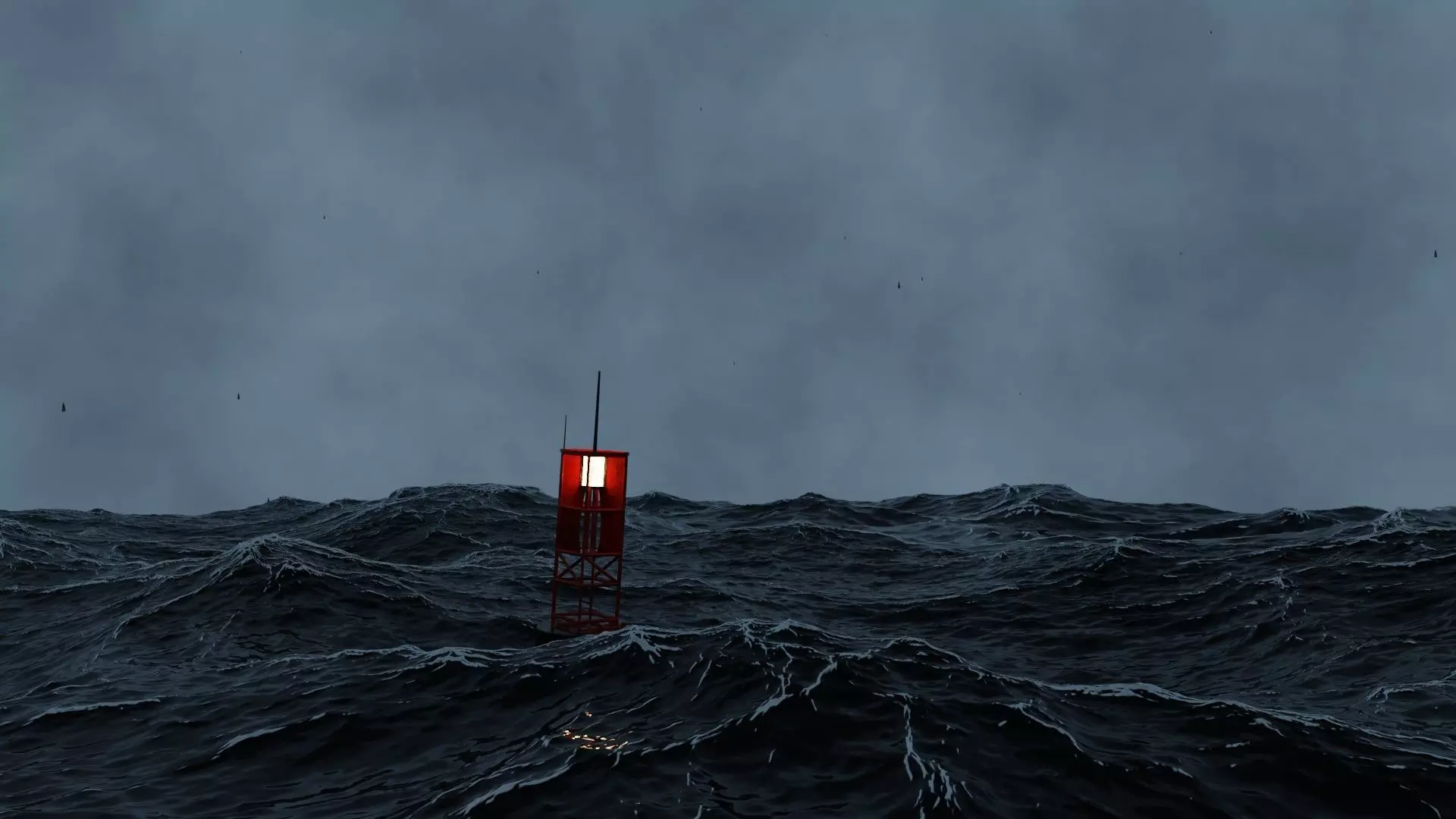 OCEAN 3D MODEL lighthouse in 3D model_0