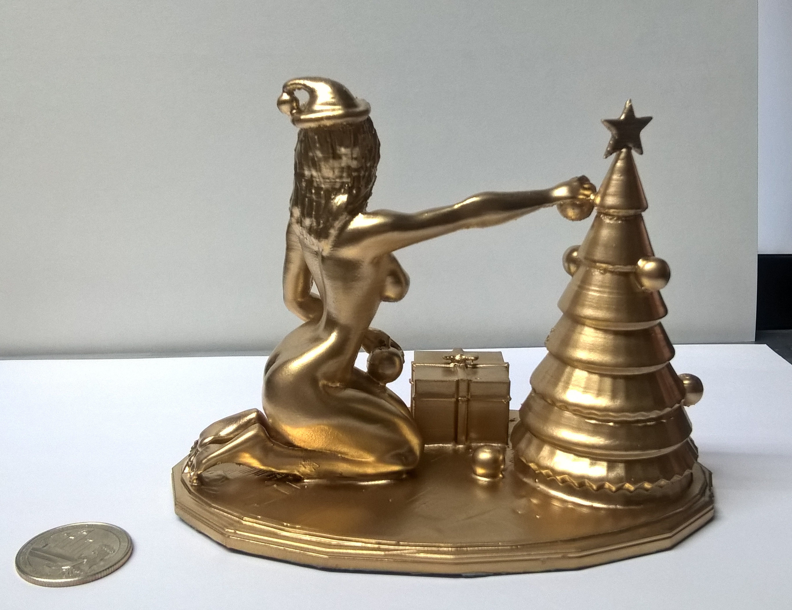 X-Mass Tree Woman 3D print model_2