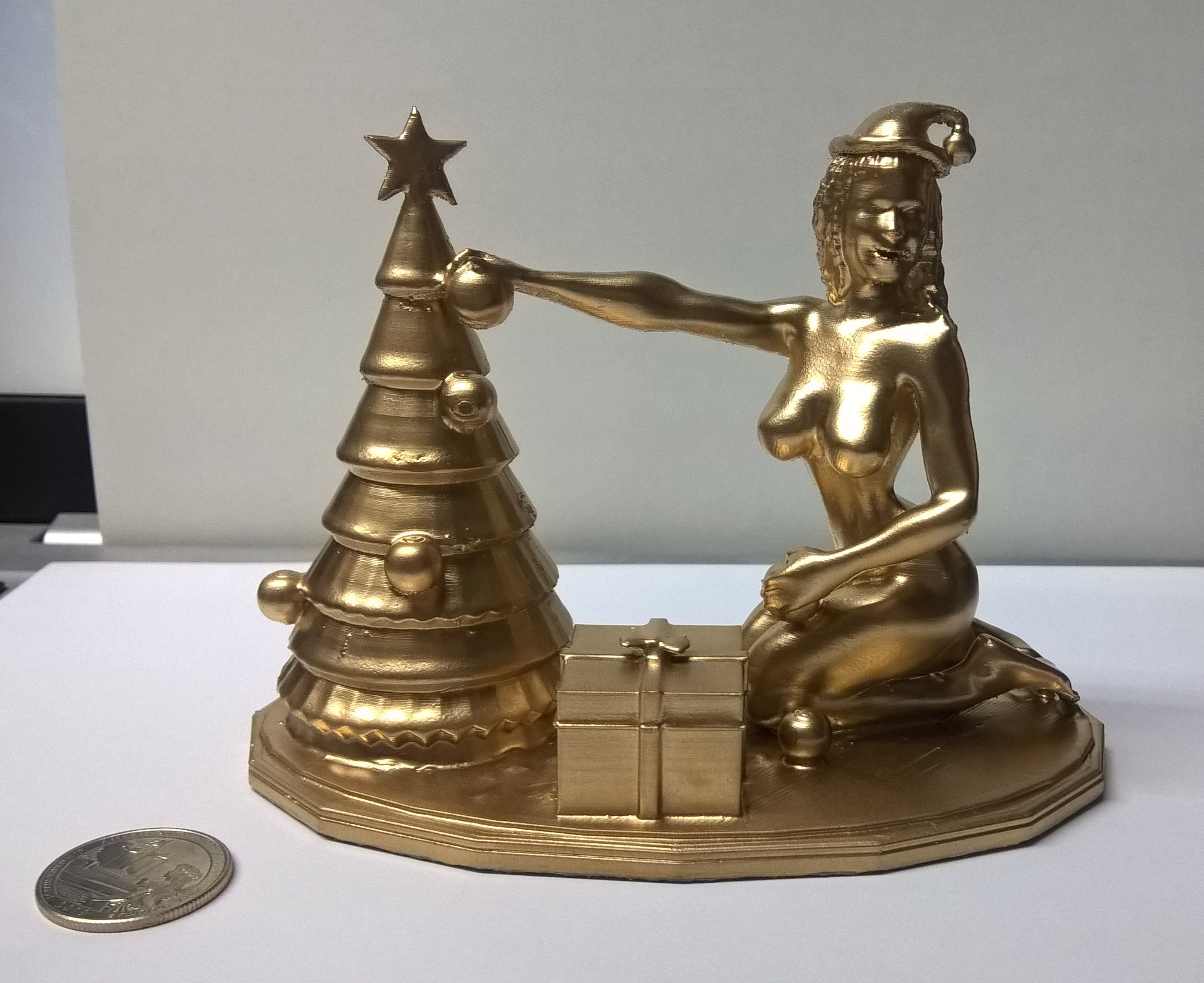 X-Mass Tree Woman 3D print model_1