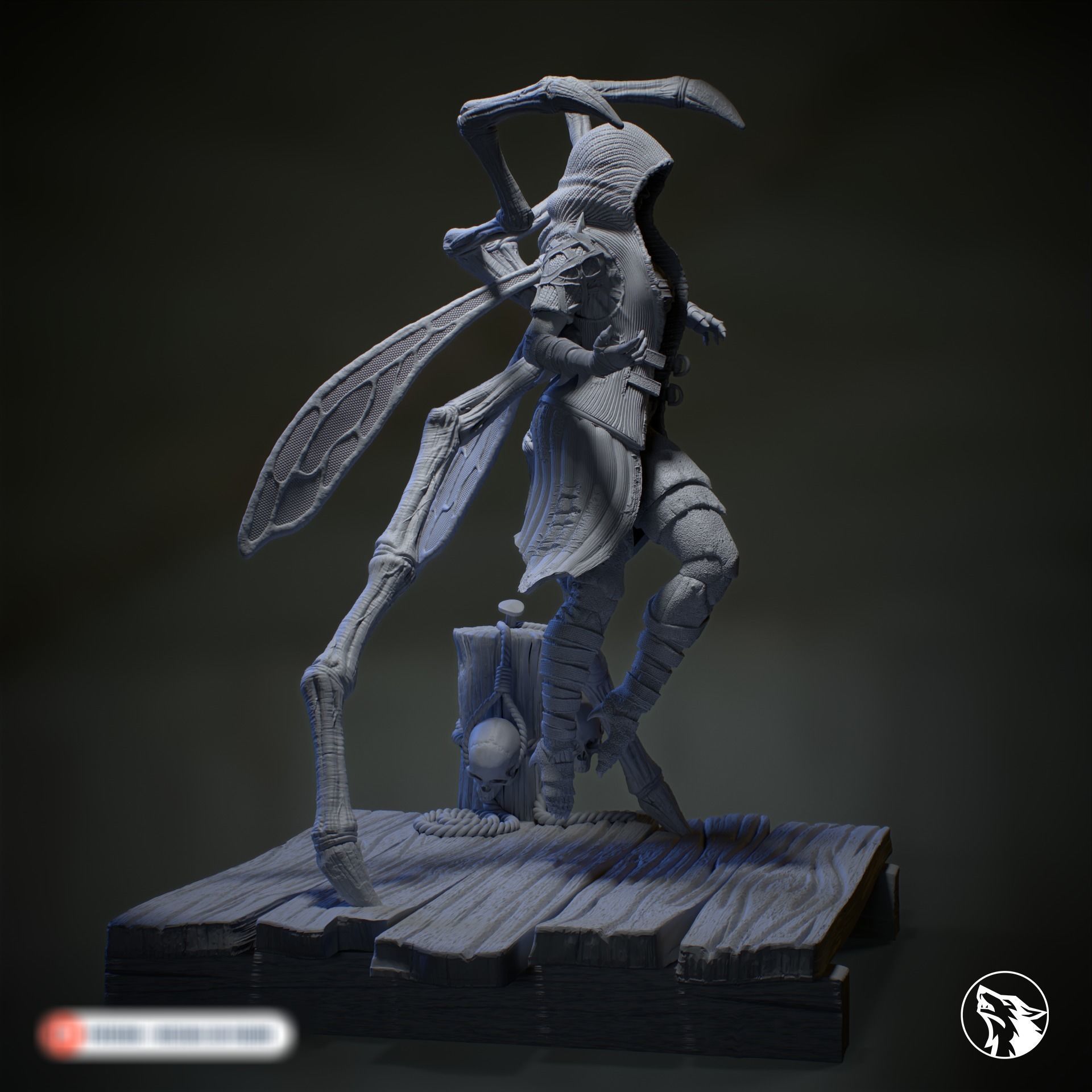 D Vorah Mortal Kombat 3D print model_2