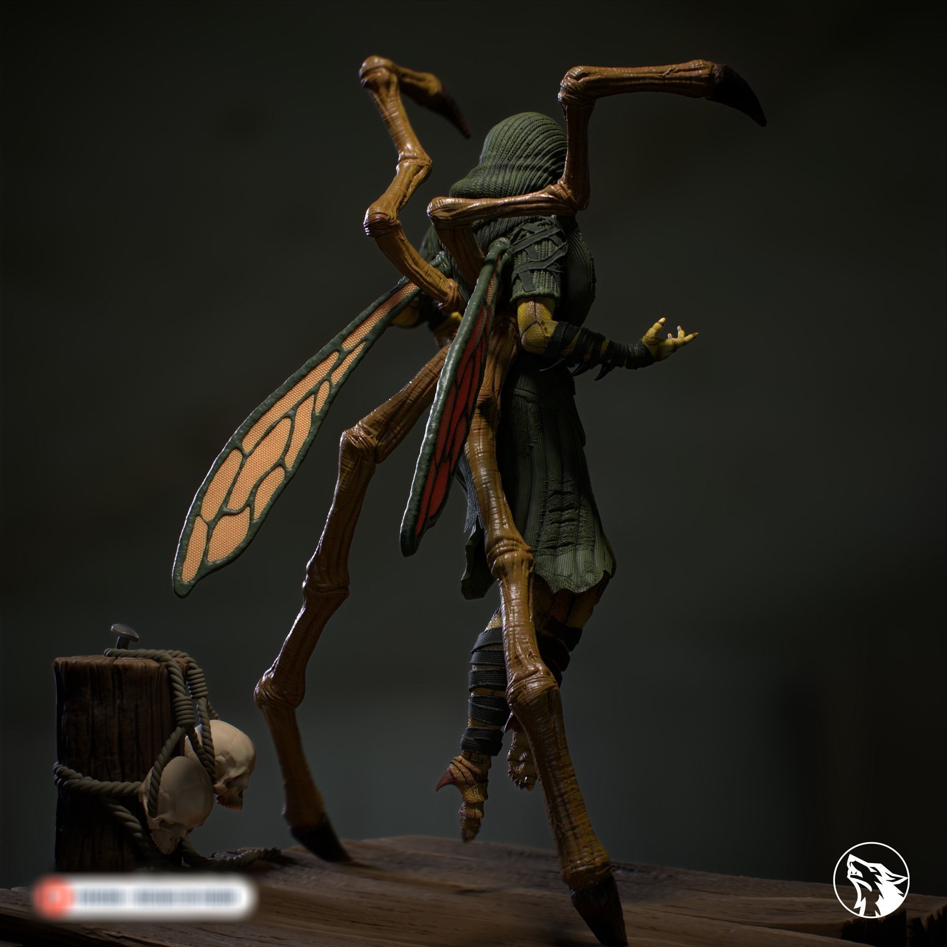 D Vorah Mortal Kombat 3D print model_5