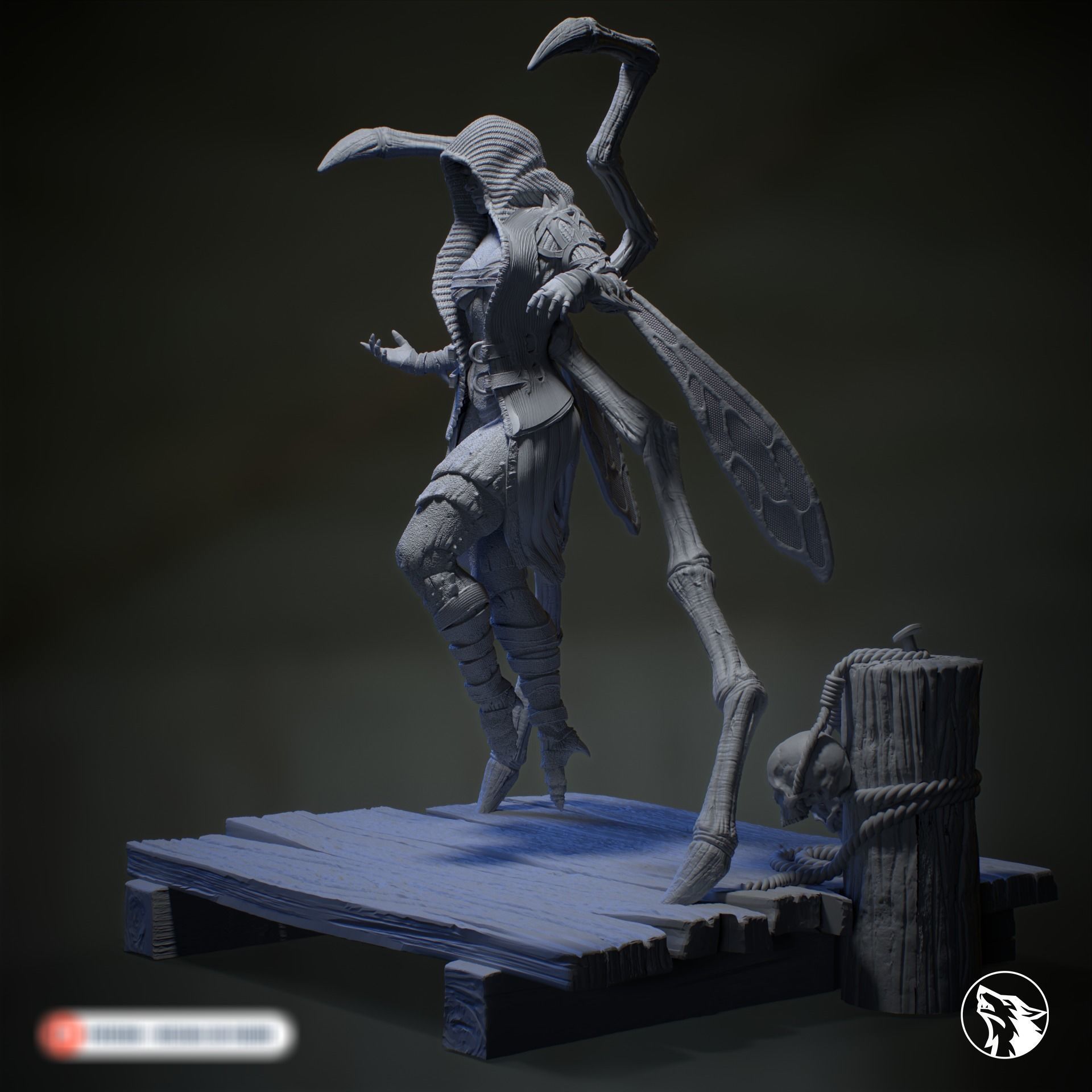 D Vorah Mortal Kombat 3D print model_8