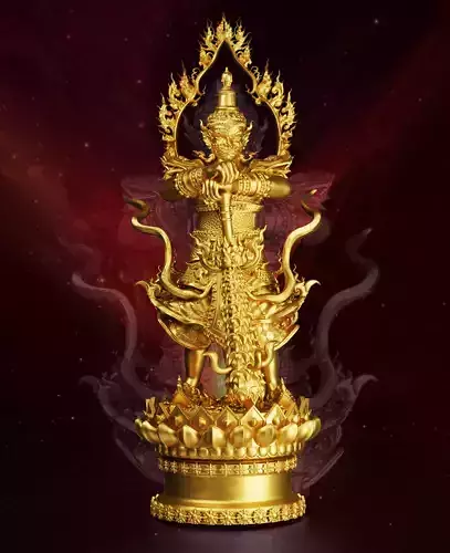 Tao Wessuwan 01 Thai Art for 3D print model 3D print model 3D print model