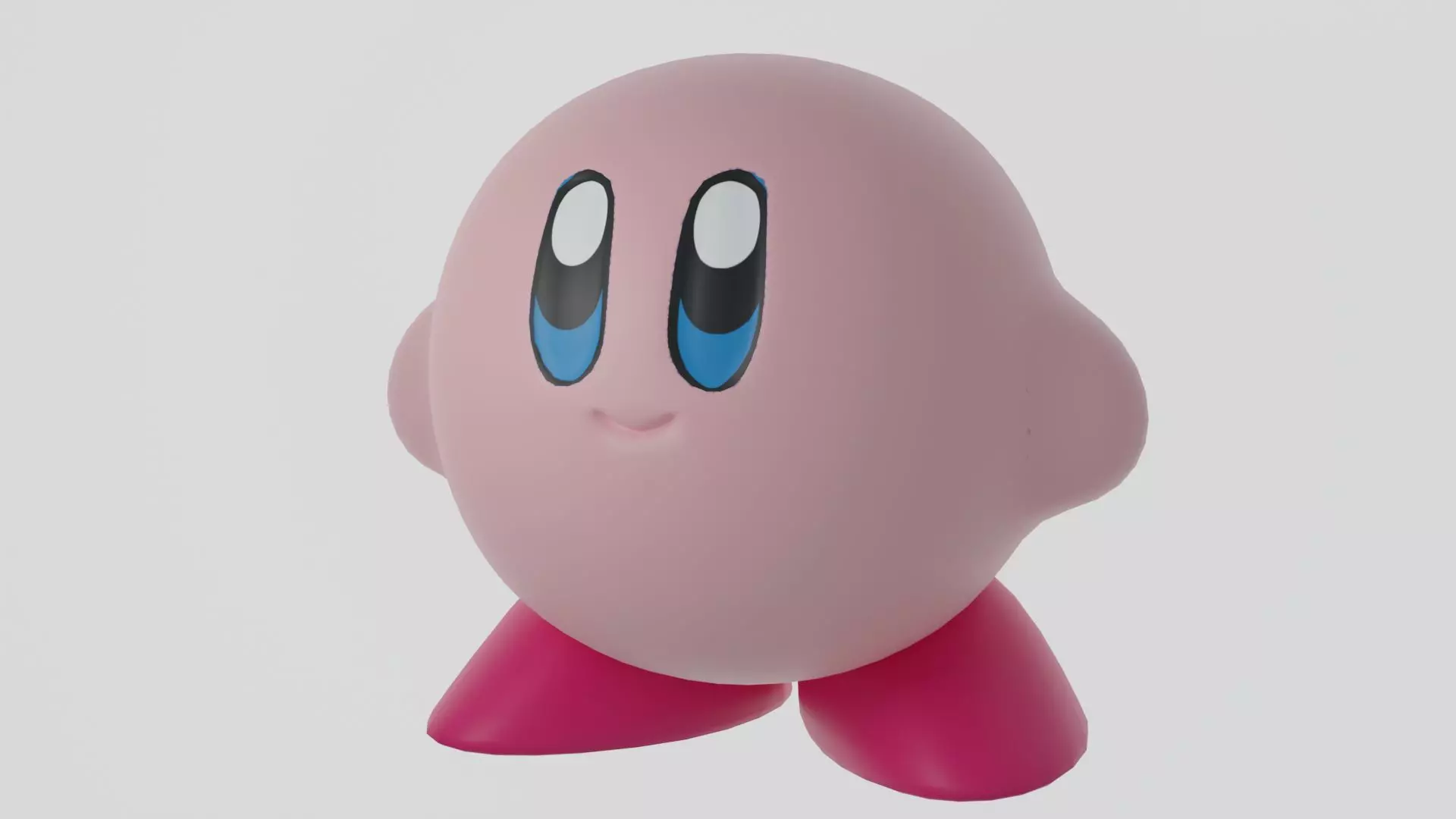 Kirby Normal Low-poly 3D model