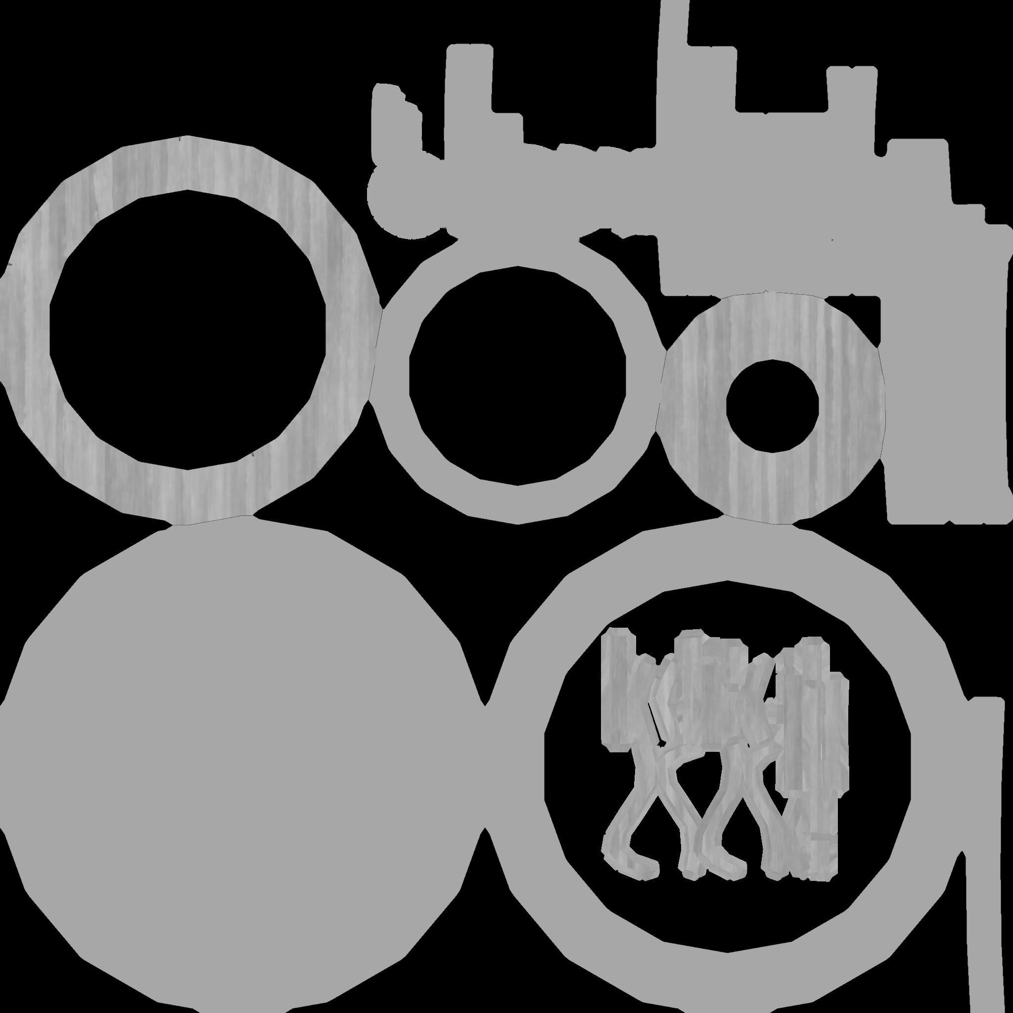 Humanoid Green Goblin with weapon and shield Low-poly 3D model_18