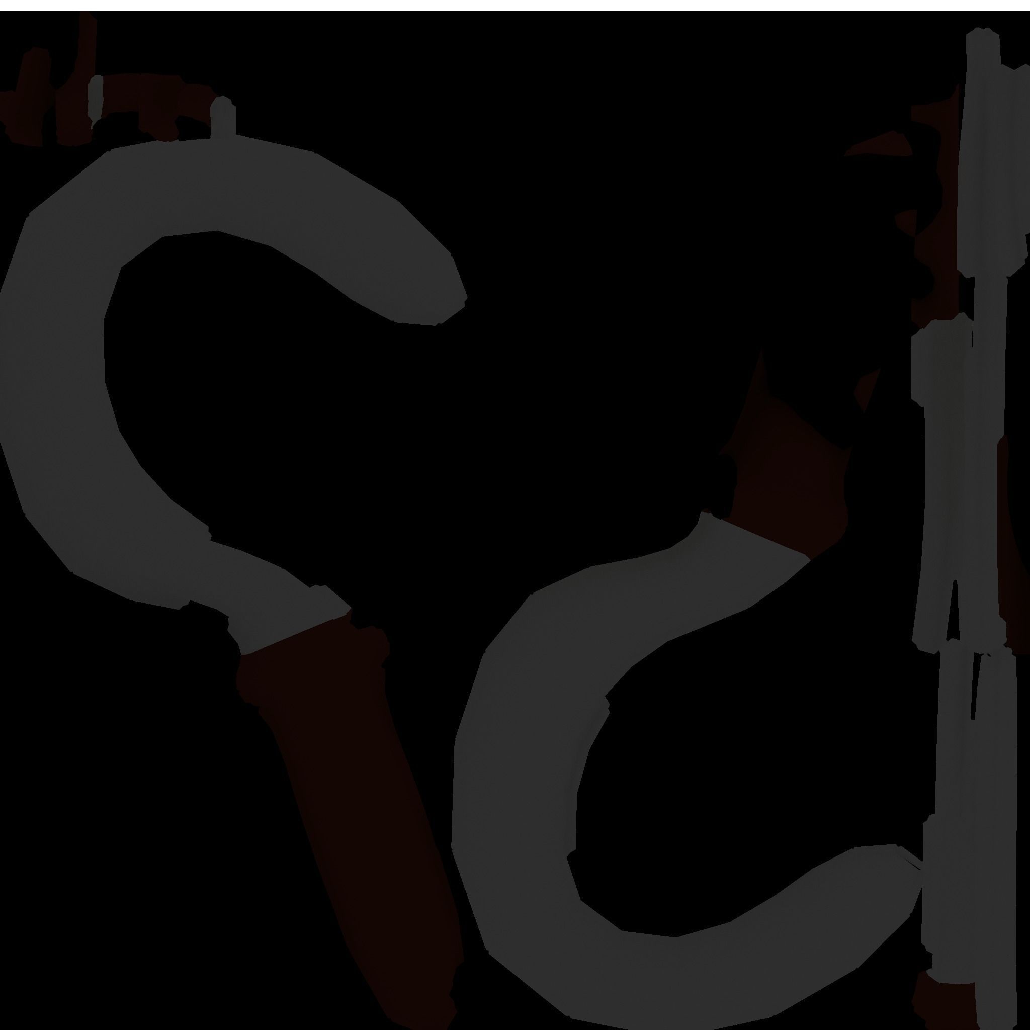 Humanoid Green Goblin with weapon and shield Low-poly 3D model_19