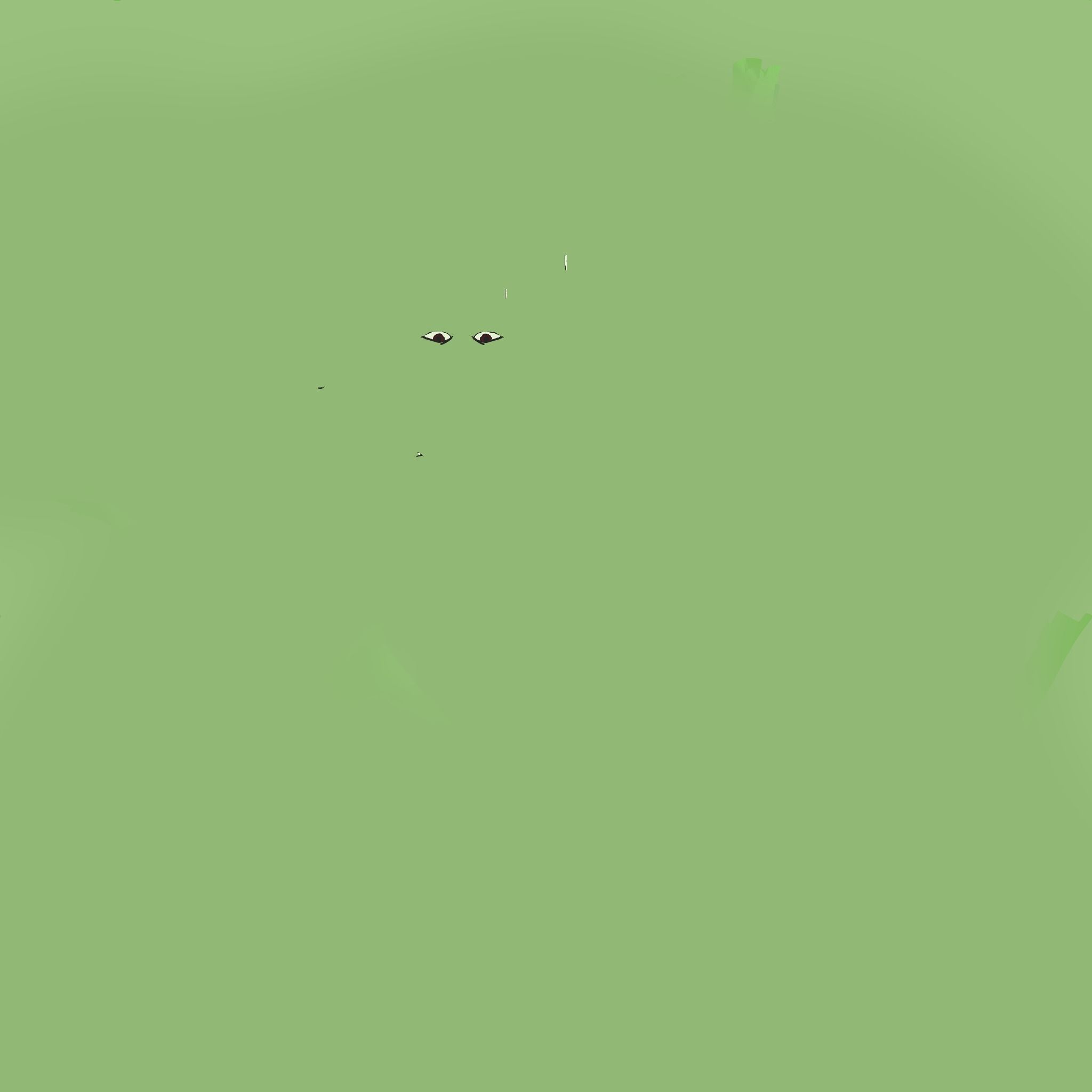 Humanoid Green Goblin with weapon and shield Low-poly 3D model_12