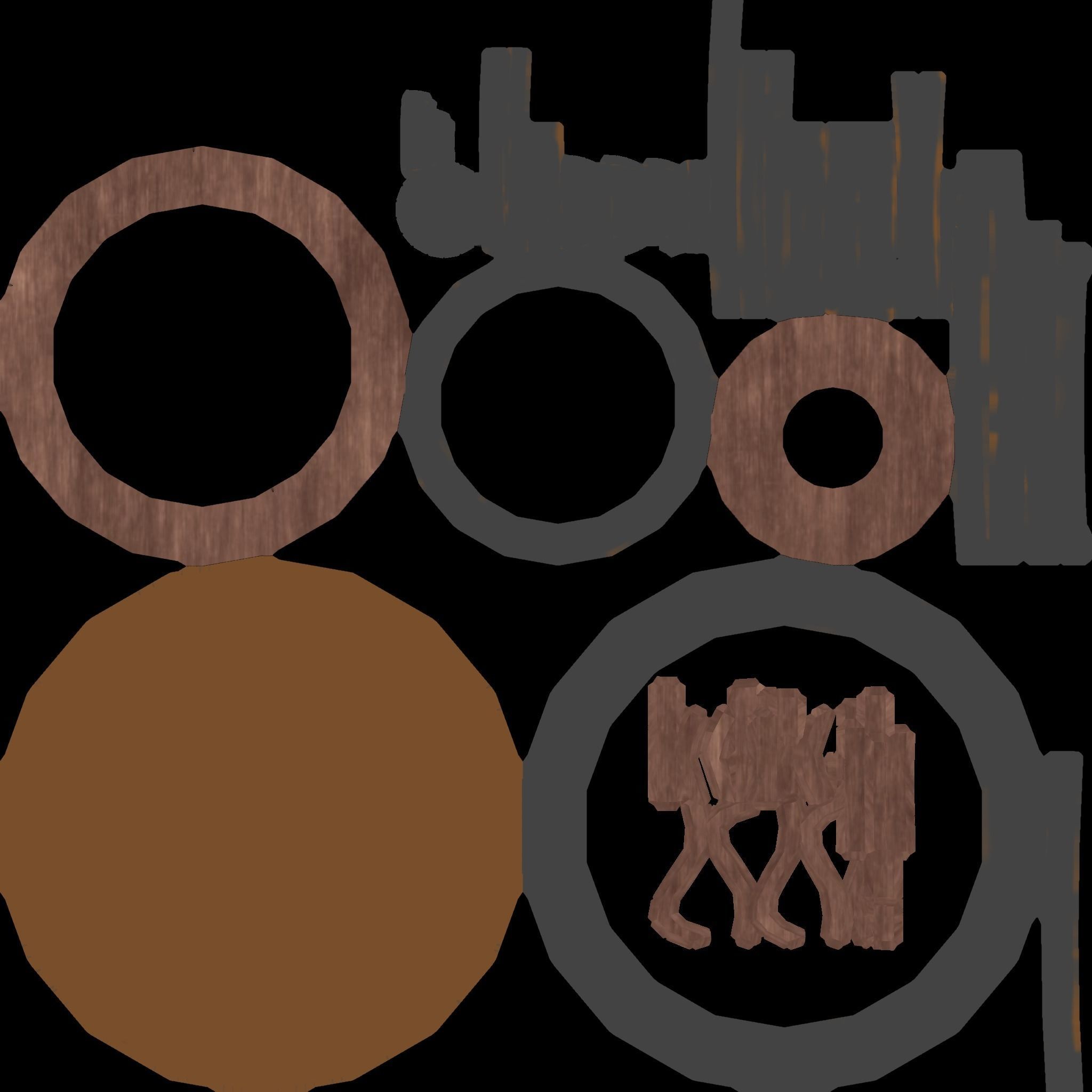 Humanoid Green Goblin with weapon and shield Low-poly 3D model_15