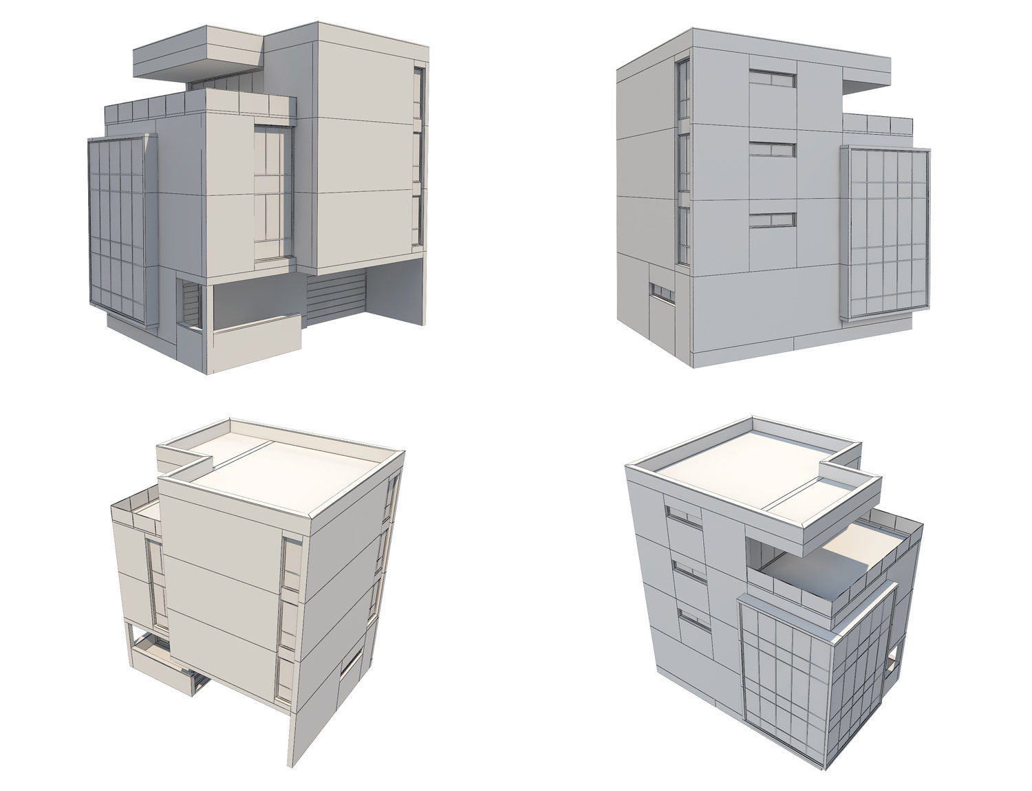 Modern House 21 3D model_13