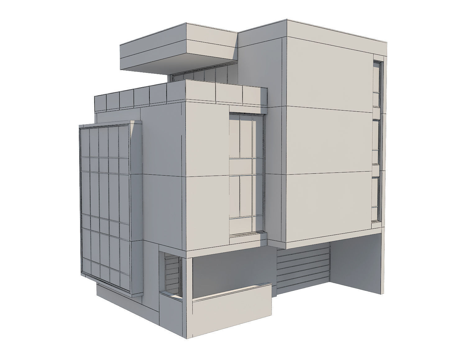 Modern House 21 3D model_18