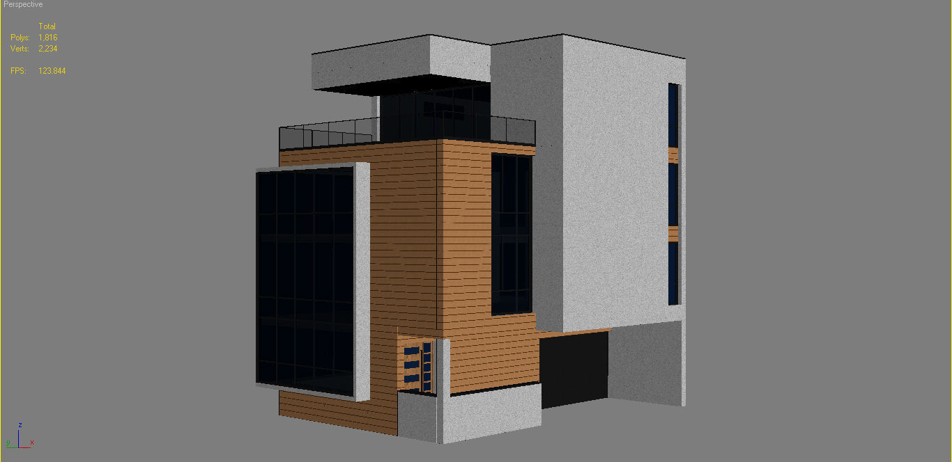 Modern House 21 3D model_16
