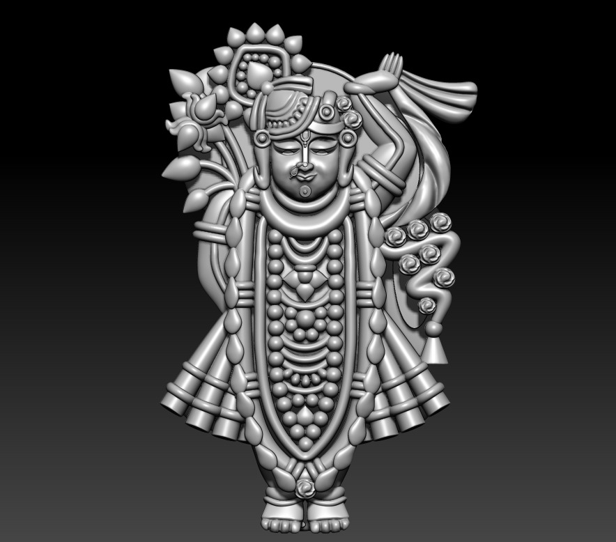 shrinath ji 3D print model_1